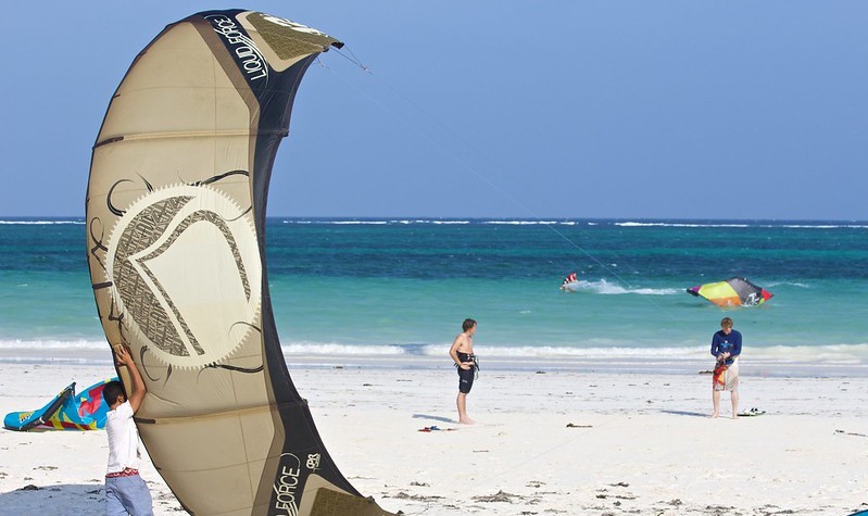 Skydiving Over Diani Beach