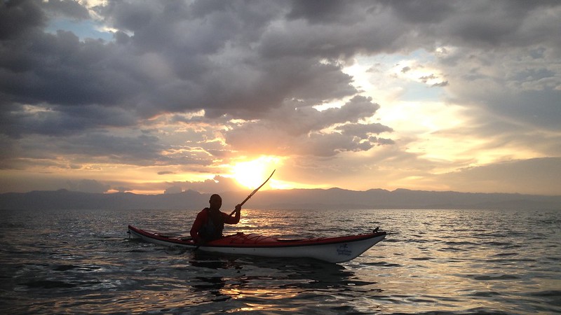 Kayaking on Lake Kivu
